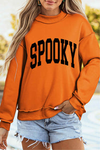 Orange Reversible Halloween Sweatshirt - KaleaBoutique.com