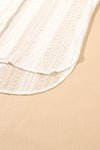 KaleaBoutique Lace Crochet Collared Tunic Oversized Shirt - KaleaBoutique.com