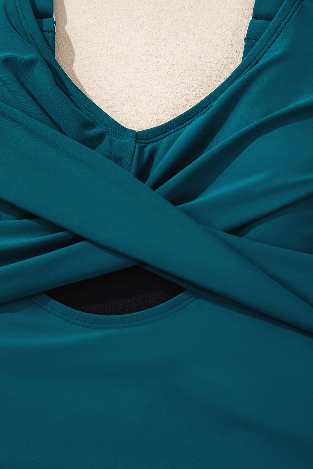 KaleaBoutique Stylish Adjustable Straps Cutout Ruched Knot Slit One Piece Swim Dress - KaleaBoutique.com