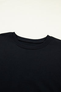 KaleaBoutique Stylish Solid Color Dropped Shoulder Long Sleeve Top - KaleaBoutique.com