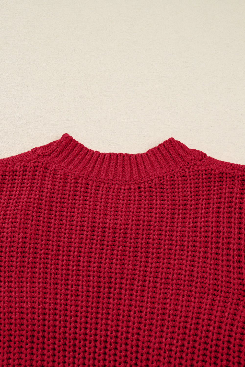 KaleaBoutique Comfortable Plaid Lace up Detail Christmas Holiday Puff Short Sleeve Sweater - KaleaBoutique.com