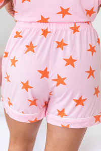 KaleaBoutique Comfortable Stars Short Sleeve Shirt and Shorts Bamboo Pajama Set - KaleaBoutique.com