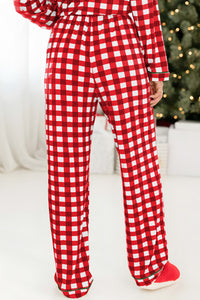KaleaBoutique Stylish Christmas Plaid Print Shirt and Pants Pajama Set - KaleaBoutique.com