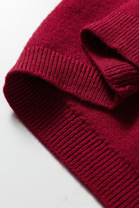 KaleaBoutique Comfortable Solid Color Crew Neck Knit Cap Sleeve Sweater - KaleaBoutique.com