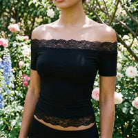 Off-shoulder Sexy Waist-cinching Slimming Short-sleeve Top For Women - KaleaBoutique.com