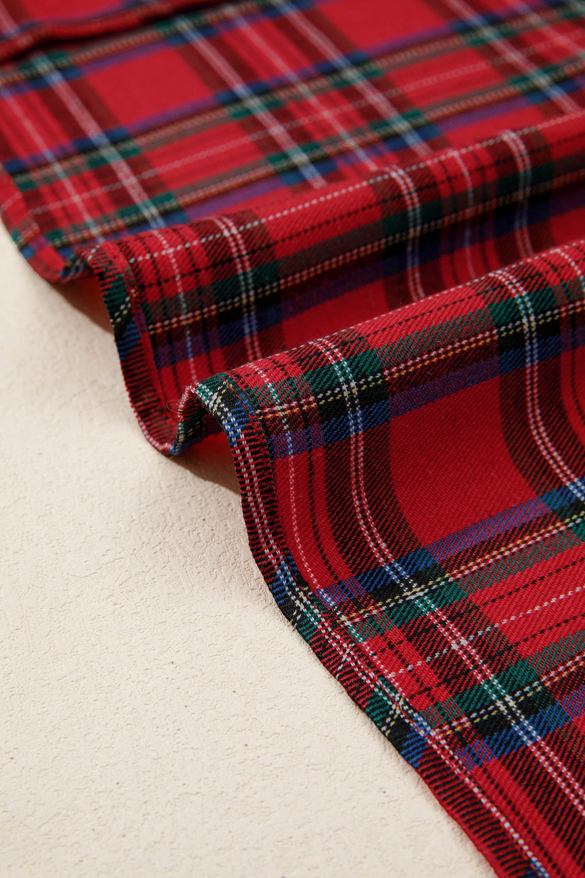 KaleaBoutique Stylish Plaid Square Neck Puff Sleeve Knot Waist Flared Midi Dress - KaleaBoutique.com