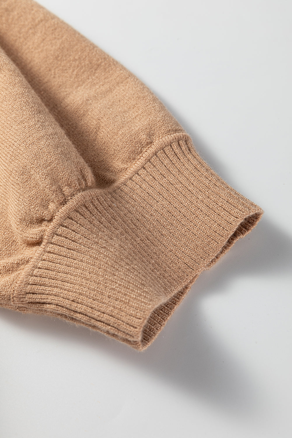 KaleaBoutique Comfortable Solid Color Knit Short Puff Sleeve Sweater - KaleaBoutique.com