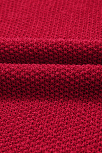 Color Block Knit V Neck Loose Sweater - KaleaBoutique.com