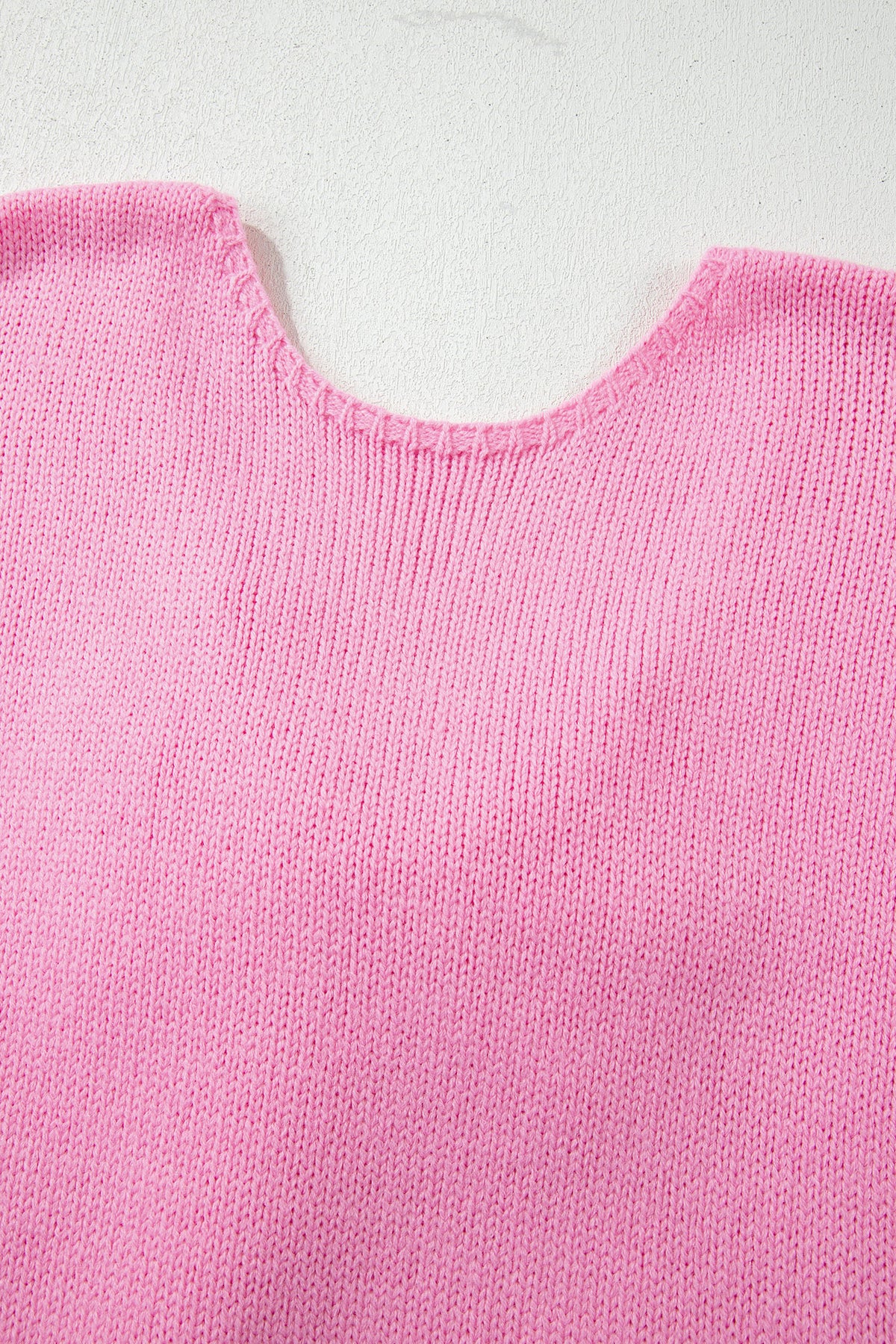 Festive Bow Backless Bubble Sleeve Sweater - KaleaBoutique.com