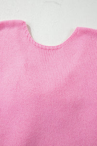 Festive Bow Backless Bubble Sleeve Sweater - KaleaBoutique.com