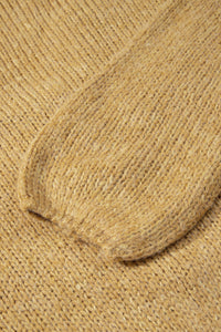 KaleaBoutique Stylish Lantern Sleeve Scallop V Neck Buttoned Front Cardigan - KaleaBoutique.com