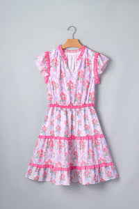 KaleaBoutique Stylish Tiered Ruffles Sleeveless Summer Floral Dress - KaleaBoutique.com