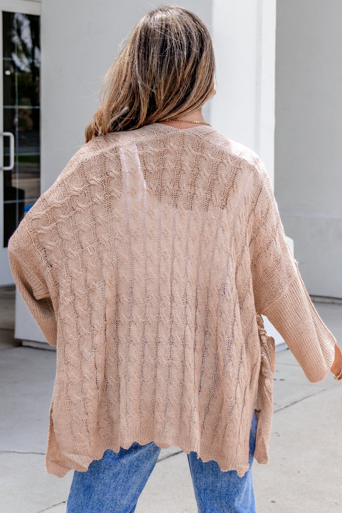 KaleaBoutique Comfortable Drop Shoulder Crochet Knit Open Front Cardigan - KaleaBoutique.com