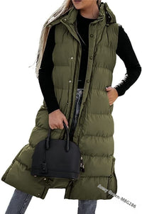Women’s Mid-Length Zip-Up Vest - KaleaBoutique.com