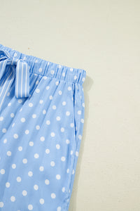 KaleaBoutique Stylish Dotted Print Soft Short Pajama Set - KaleaBoutique.com