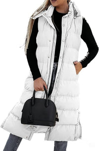 Women’s Mid-Length Zip-Up Vest - KaleaBoutique.com