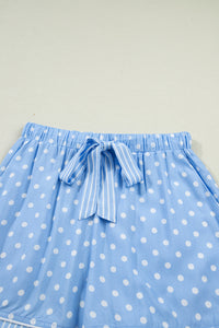 KaleaBoutique Stylish Dotted Print Soft Short Pajama Set - KaleaBoutique.com