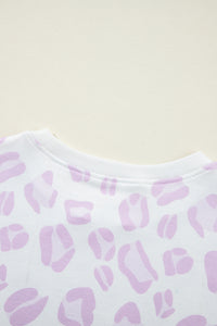 KaleaBoutique Stylish Leopard Animal Print Pullover and Shorts Loungewear - KaleaBoutique.com