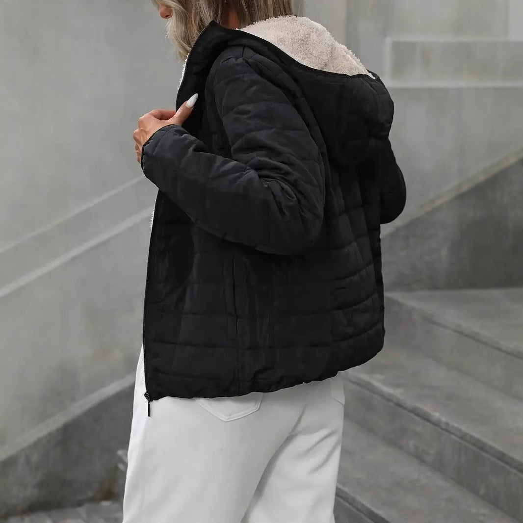 Women’s Black Loose-Fit Casual Jacket - KaleaBoutique.com