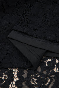 KaleaBoutique Comfortable Floral Lace Overlay Tassel Tie Short Sleeve Beach Vacation Loose Maxi Dress - KaleaBoutique.com