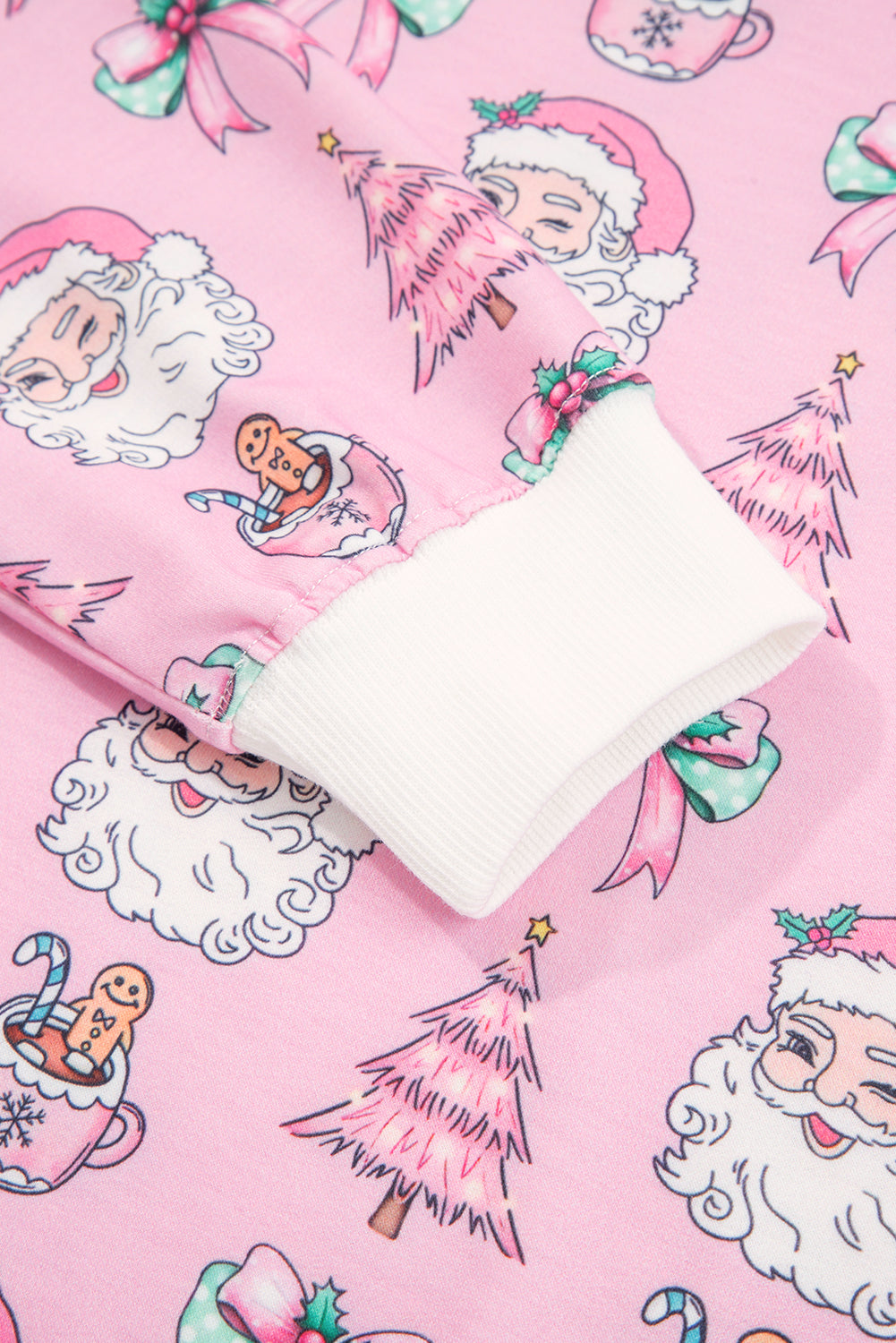 KaleaBoutique Stylish Ho Ho Ho Christmas Fashion Print 2pcs Lounge Short Set - KaleaBoutique.com