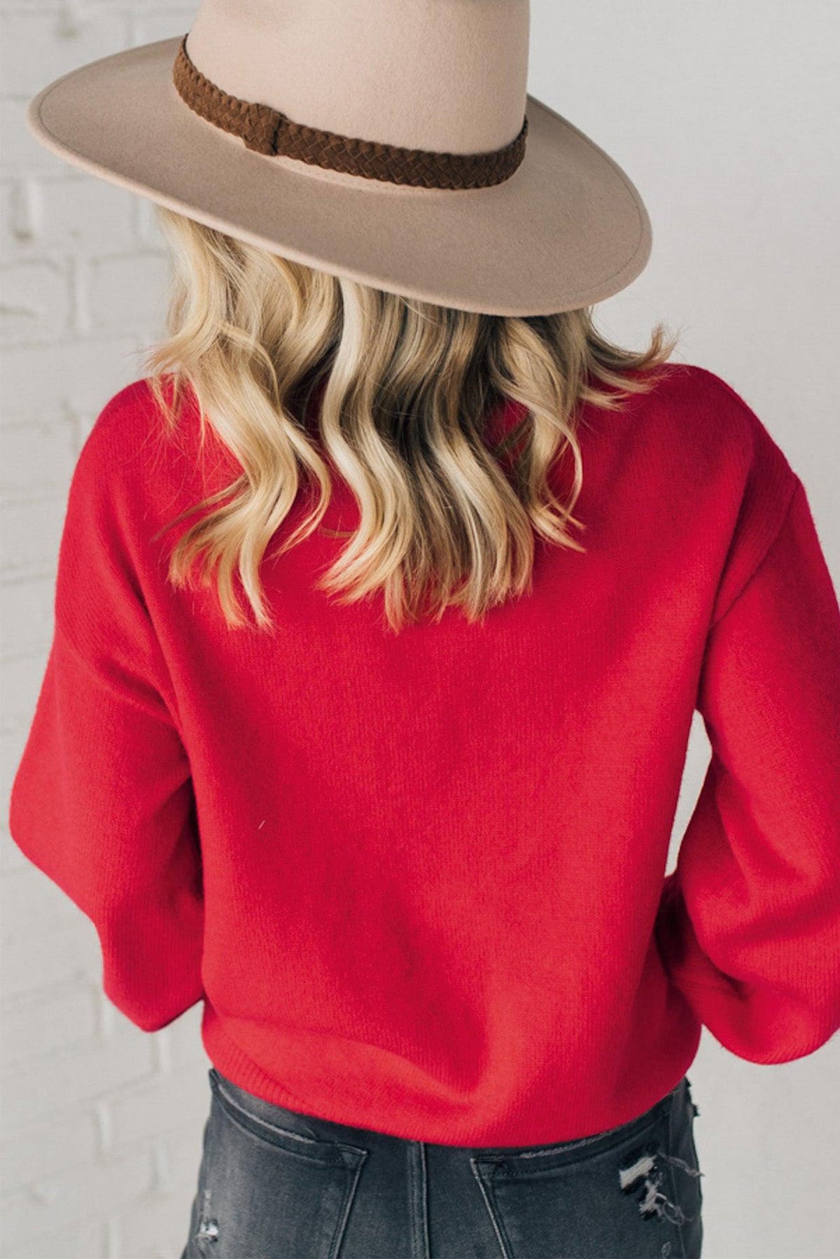 Pearl Beaded Merry Casual Sweater - KaleaBoutique.com