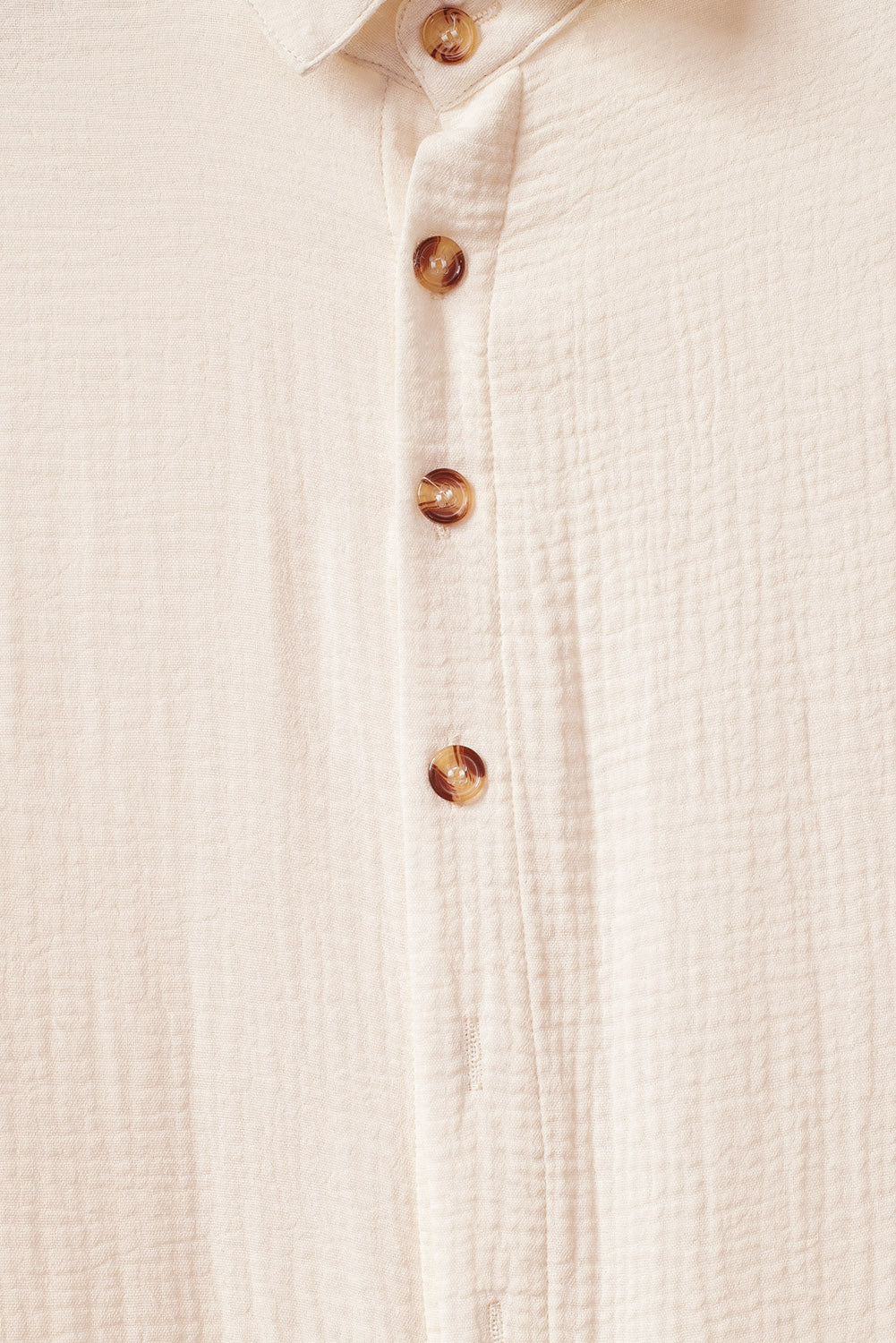 KaleaBoutique Stylish Comfortable Crinkled Buttons Maxi Beach Dress with Slits - KaleaBoutique.com