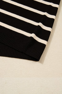 KaleaBoutique Stylish Polo Collar Puff Sleeve Sweater Mini Dress - KaleaBoutique.com