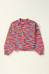 KaleaBoutique Stylish Confetti Drop Shoulder Open Front Cardigan - KaleaBoutique.com