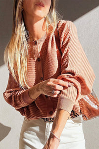KaleaBoutique Stylish Wide Rib Knit Button Front Dolman Sleeve Sweater Cardigan - KaleaBoutique.com