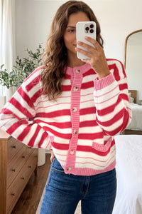 KaleaBoutique Stylish V Neck Long Sleeve Regular Fit Cardigan - KaleaBoutique.com