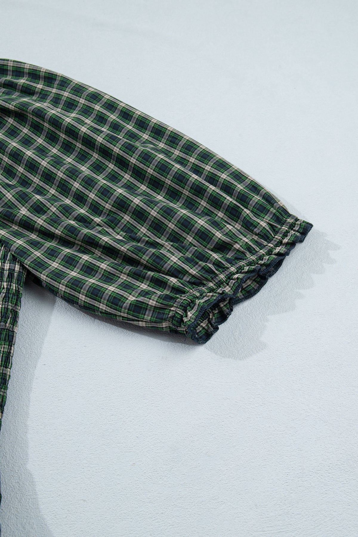 KaleaBoutique Comfortable Plaid Square Neck Shirred High Waist Ruffle Hem Dress - KaleaBoutique.com
