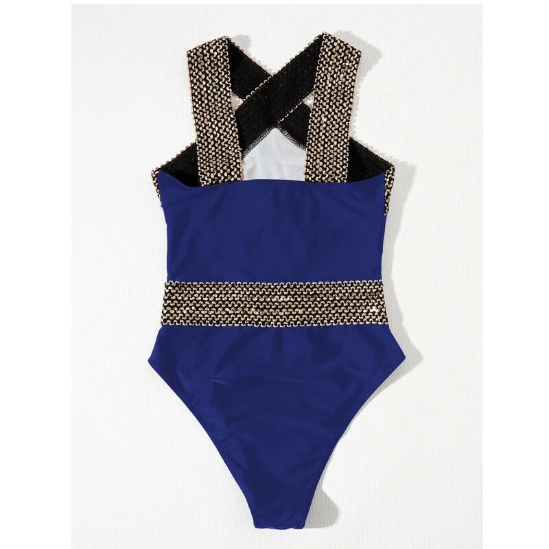 One Piece Swimsuit Solid Color Swimsuit Bikini - KaleaBoutique.com