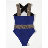 One Piece Swimsuit Solid Color Swimsuit Bikini - KaleaBoutique.com