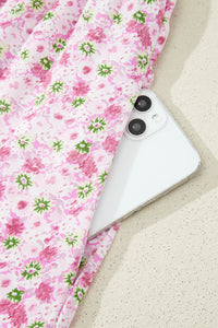 KaleaBoutique Comfortable Floral Short Bubble Sleeve Shirred High Waist Maxi Dress - KaleaBoutique.com