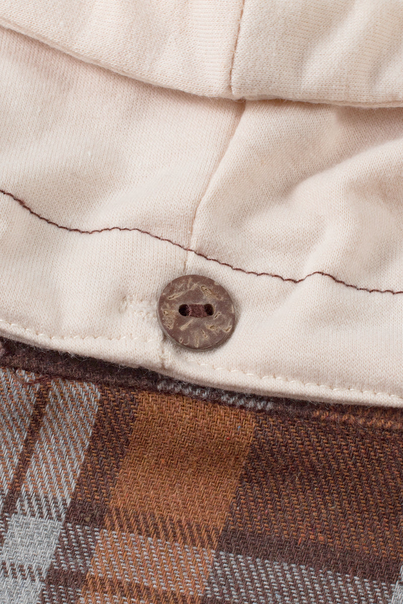 KaleaBoutique Plus Size Plaid Contrast Button Up Hooded Jacket - KaleaBoutique.com
