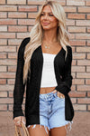 KaleaBoutique Comfortable Classic Solid Open Knit Cardigan - KaleaBoutique.com