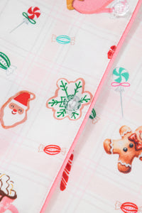 KaleaBoutique Stylish Christmas Spirit Cute Holiday Print Short Sleeve Shirt and Pants 2pcs Pajama Set - KaleaBoutique.com