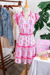 KaleaBoutique Stylish Tiered Ruffles Sleeveless Summer Floral Dress - KaleaBoutique.com
