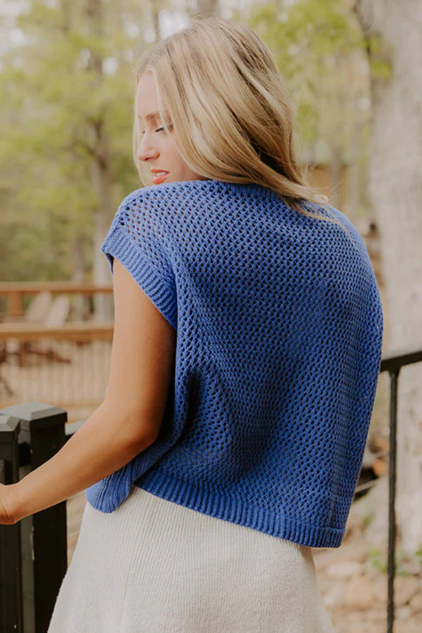 KaleaBoutique Comfortable Flag Graphic Short Sleeve Sweater Top - KaleaBoutique.com