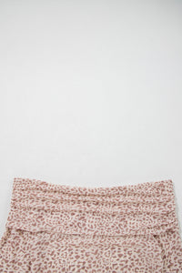 KaleaBoutique Stylish Leopard Print Foldover Off Shoulder Long Sleeve Mesh Top - KaleaBoutique.com