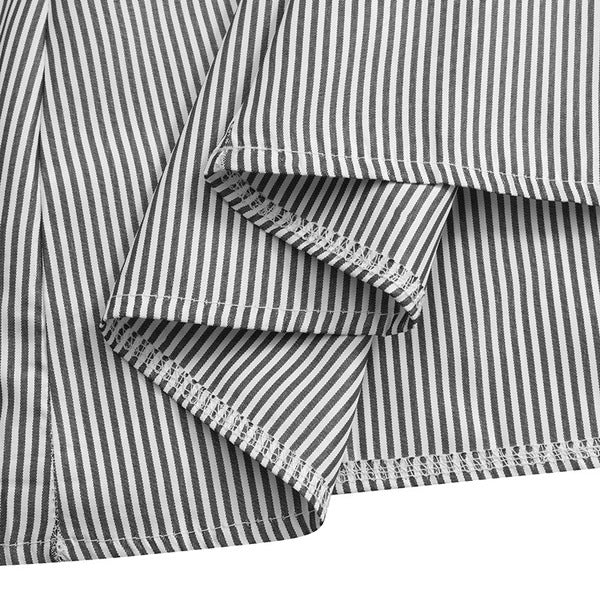 Women's Striped High-Waist Flared Maxi Skirt - KaleaBoutique.com