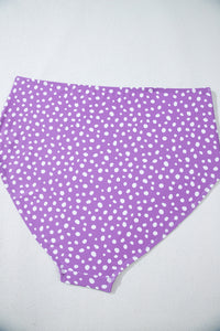 Plus Size Polka Dot Print Ruffled Knotted V Neck Tankini Set - KaleaBoutique.com