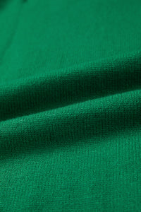 KaleaBoutique Comfortable Corded Horseshoes Ribbed Trim Mock Neck Short Sleeve Sweater - KaleaBoutique.com