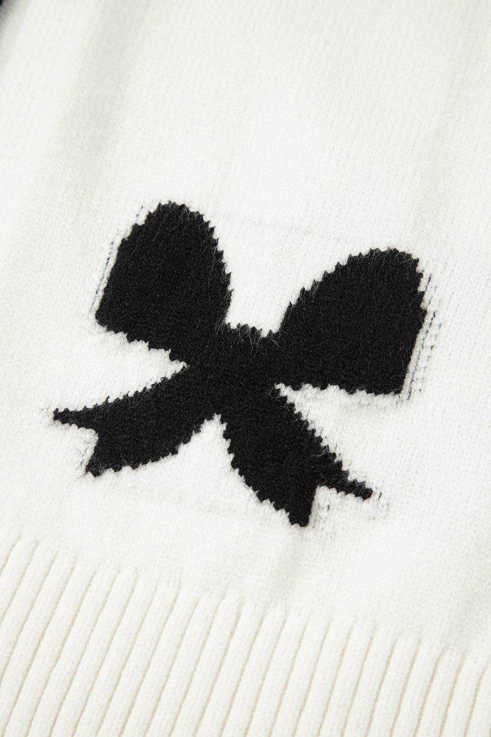 KaleaBoutique Comfortable Lace-up Bow Pattern Sweater Cardigan - KaleaBoutique.com