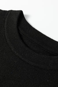 KaleaBoutique Comfortable Solid Color Crew Neck Knit Cap Sleeve Sweater - KaleaBoutique.com