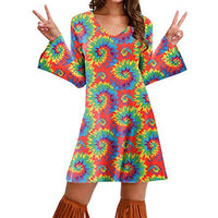 Hippie Clothing Print Dress Women - KaleaBoutique.com