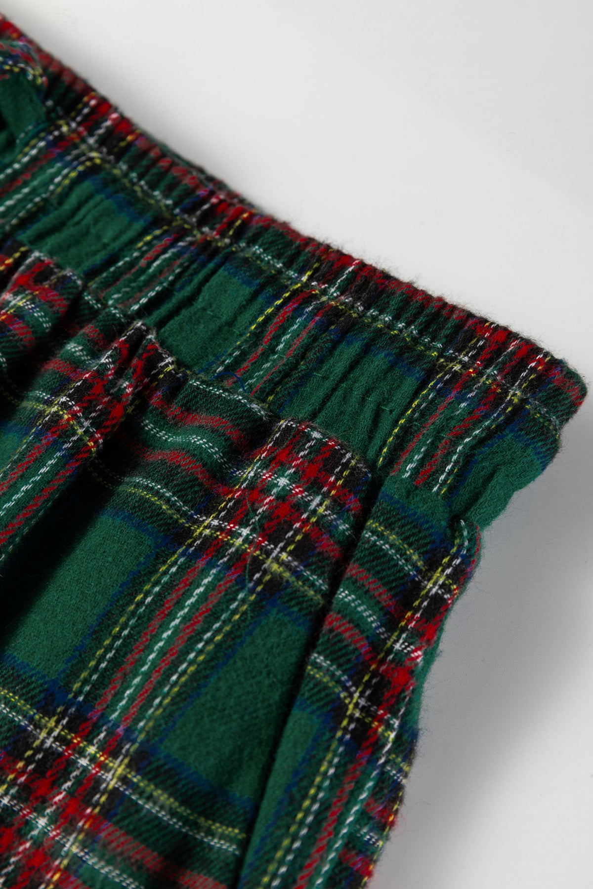 KaleaBoutique Comfortable Plaid Contrast Patched Christmas Holiday Long Sleeve Shirt and Short 2pcs Pajama Set - KaleaBoutique.com