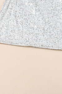 KaleaBoutique Stylish Sequin Long Sleeve Tie Waist Mini Dress - KaleaBoutique.com