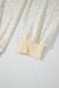 KaleaBoutique Comfortable Cheetah Print Two Piece Loose Fit Cozy Loungewear - KaleaBoutique.com